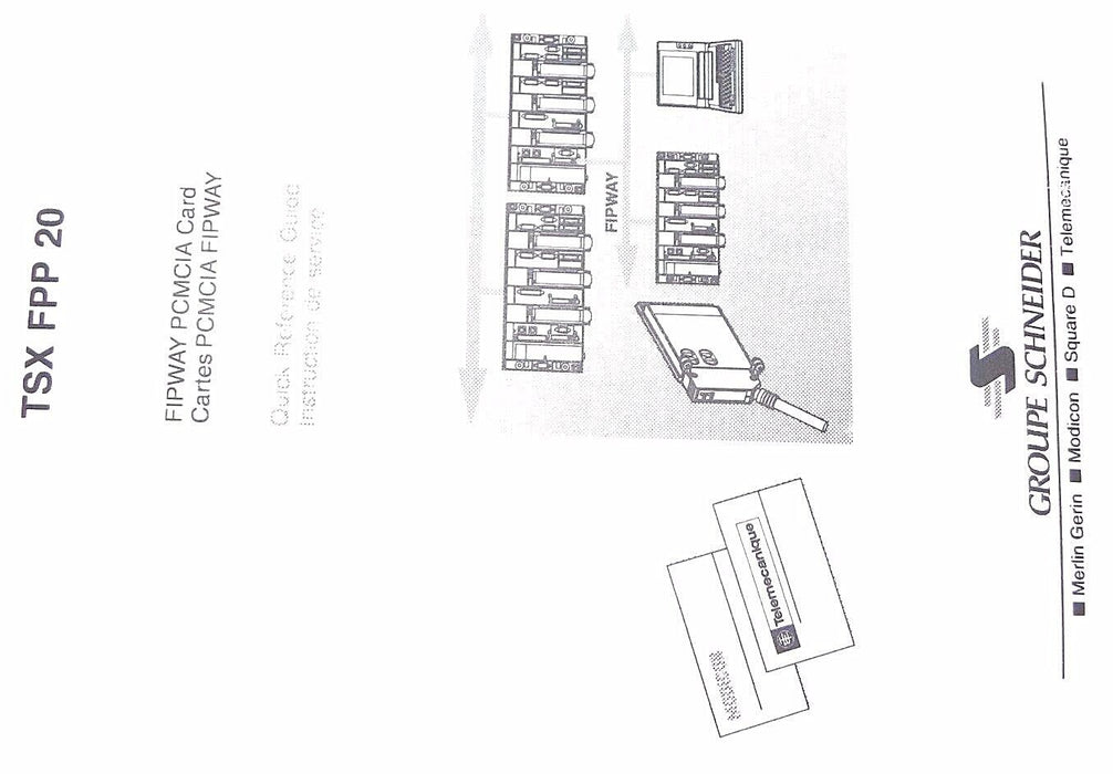 NIB SCHNEIDER ELECTRIC TSX-FPP-20 COMMUNICATION FIPWAY PCMCIA BOARD TSXFPP20