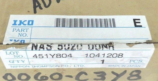 NIB IKO NAS 5020 UUNR BEARING 451Y804 NAS5020UUNR