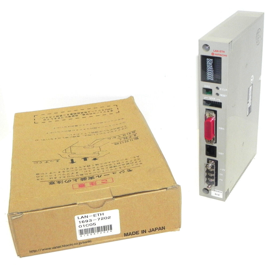NIB HITACHI LAN-ETH INTELLIGENT ETHERNET I/F MODULE H-SERIES LANETH