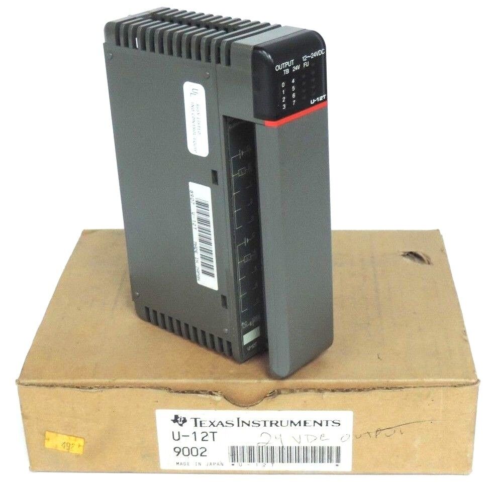 NIB TEXAS INSTRUMENT U-12T OUTPUT MODULE 8POINT 12-24VDC, U12T