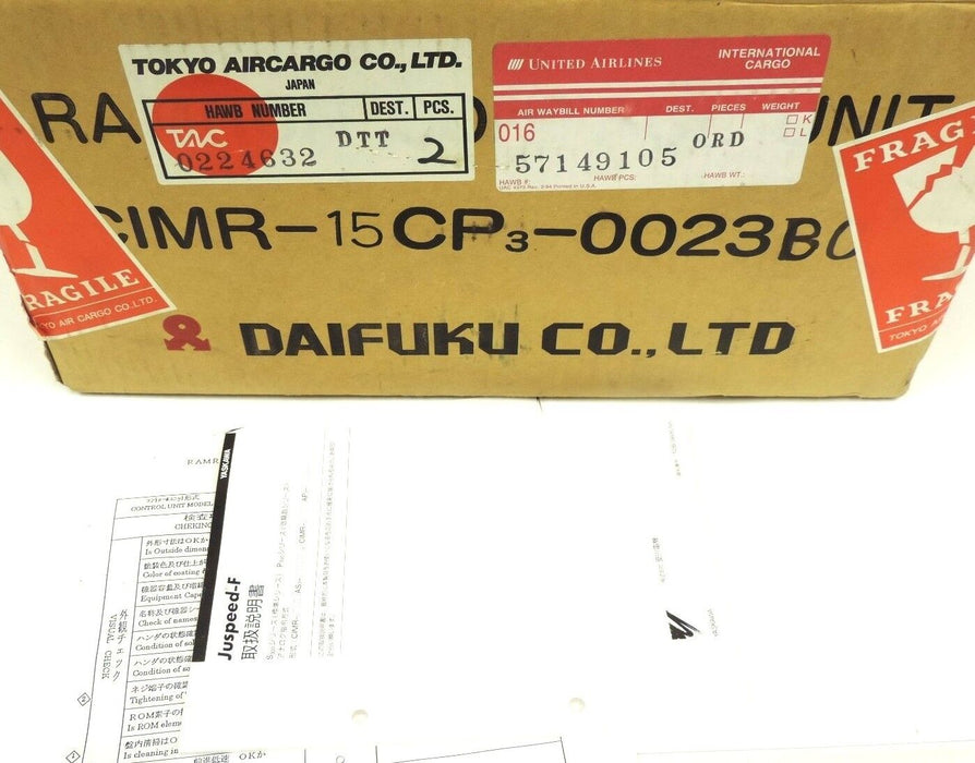 NIB YASKAWA JUSPEED-F CIMR-15CP3-0023BC DAIFUKU SERVO CONROL UNIT CIMR15CP30023