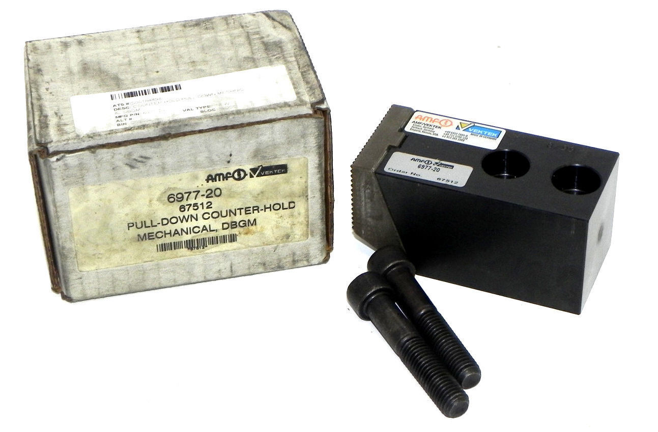 NEW VEKTEK 6977-20 PULL-DOWN COUNTER-HOLD MECHANICAL, DBGM ORD. NO. 67512