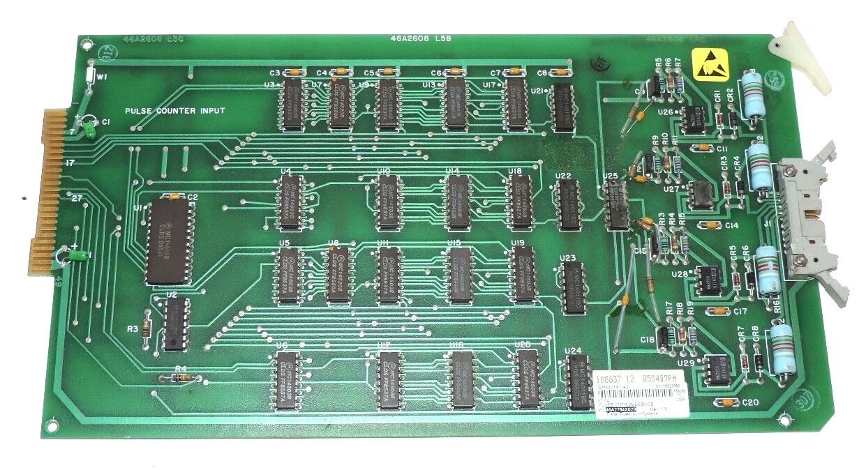 FISHER ROSEMONT DM6371X1-A2 PULSE COUNTER, REV F/K, DM6371X1