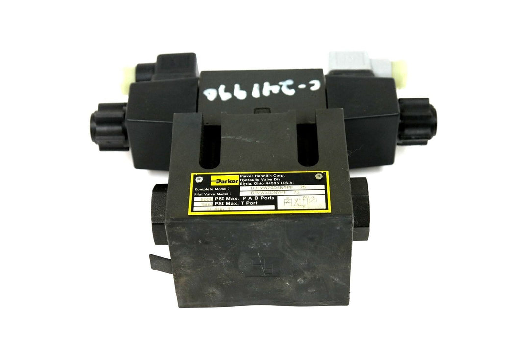 NEW PARKER D31VW20D4NYPF 75 DIRECTIONAL VALVE PILOT VALVE D1VW30DNYPF 75