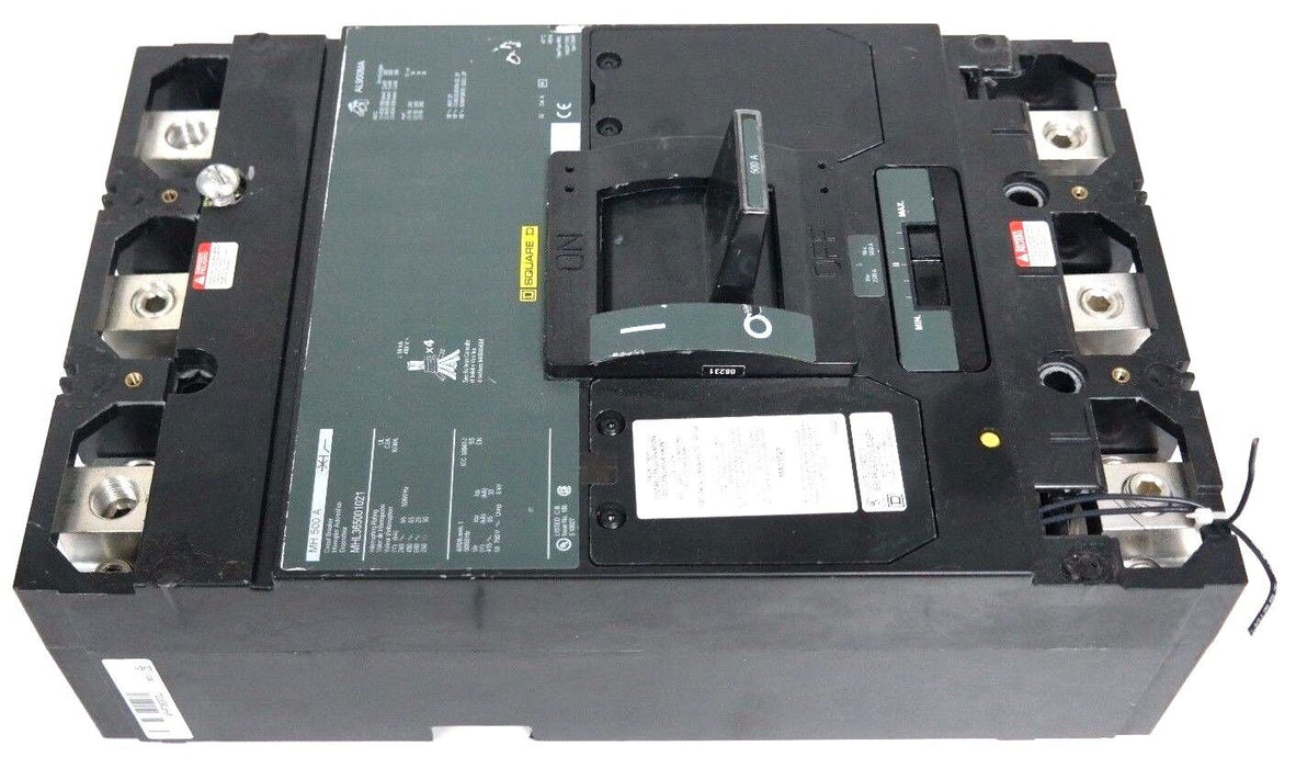 NEW SQUARE D MHL365001021 MOLDED CASE CIRCUIT BREAKER 600V 500A