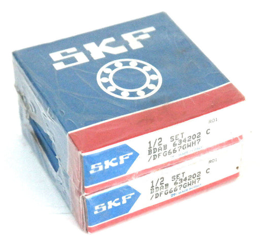 NEW SET OF 2 SKF BDAB 634202 C / DFG667GWH7 SPINDLE BEARINGS 634202C/DFG667GWH7