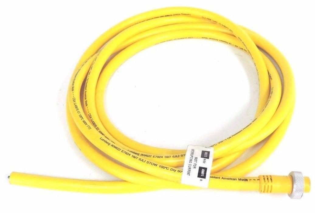 NEW LUMBERG RK70-622/12F CORDSET 600V 8AMP RK7062212F