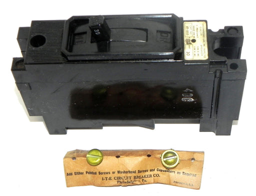 NIB ITE ET-1555 CIRCUIT BREAKER 30AMP, 1POLE, ET1555