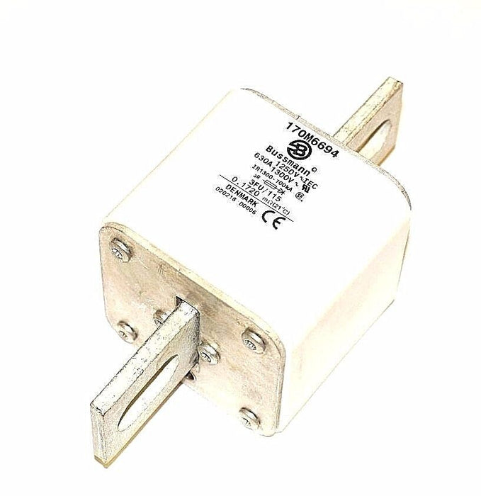 NIB BUSSMANN 170-M-6694 FUSE 630A 1250V 3FU/115 CU AR, 170M6694