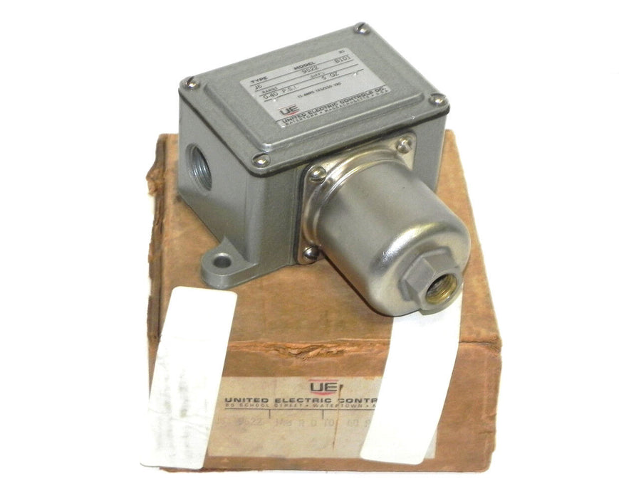 NIB UNITED ELECTRIC J6-9522-148 PRESSURE SWITCH 0-40PSI, J695SS148