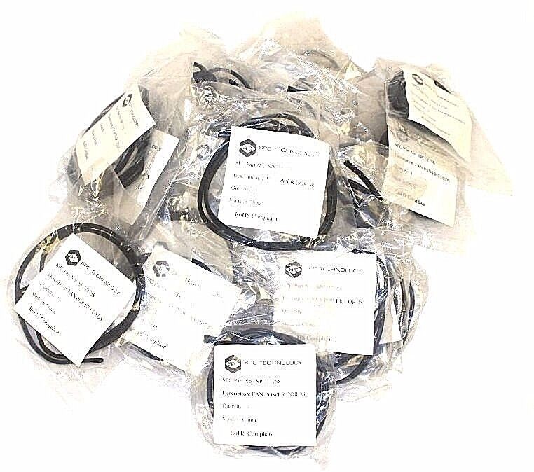 LOT OF 27 NEW SPC TECHNOLOGY SPC11758 FAN POWER CORDS