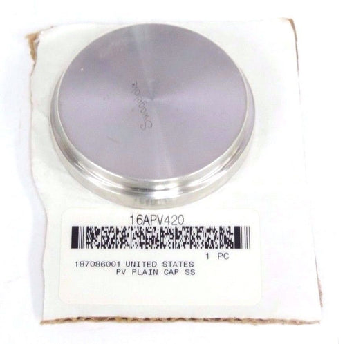 LOT OF 3 NEW SWAGELOK 16APV420 PV PLAIN CAPS SS 187086001