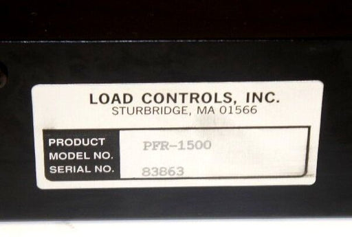 NEW LOAD CONTROLS INC PFR-1500 LOAD CONTROL, 5-15 A, 120 VAC, PFR1500