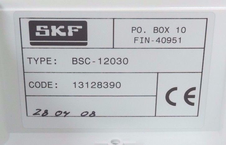 NIB SKF BSC-12030 SAFEFLOW ALARM BOX-C CODE 13128390 BSC12030