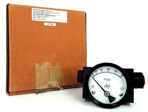 NIB DIFFERENTIAL PRESSURE PLUS PCA25S4LB30P2 GAUGE DPH200
