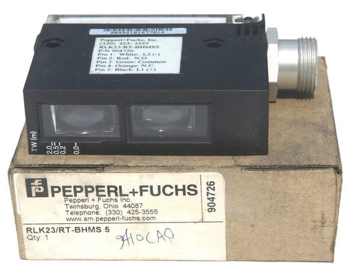 NIB PEPPERL FUCHS RLK23/RT-BHMS5 PHOTOELECTRIC SENSOR 904726 RLK23RTBHMS