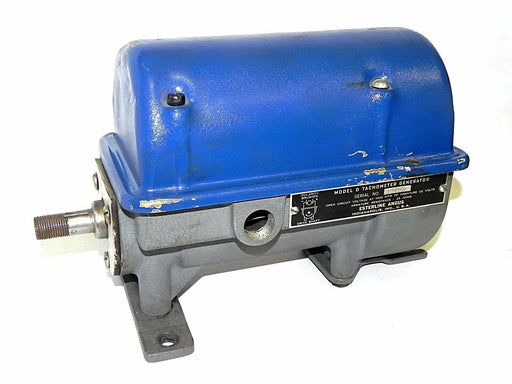 ESTERLINE ANGUS MODEL D TACHOMETER GENERATOR 1000 RPM, 25V, 25 OHM RESISTANCE