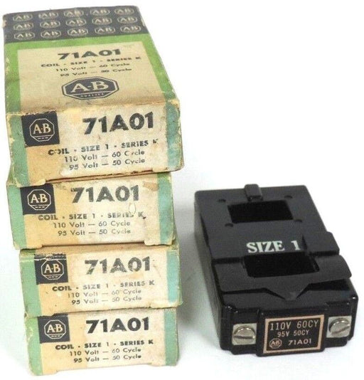 LOT OF 4 NIB ALLEN BRADLEY 71A01 COILS SIZE 1 SERIES K