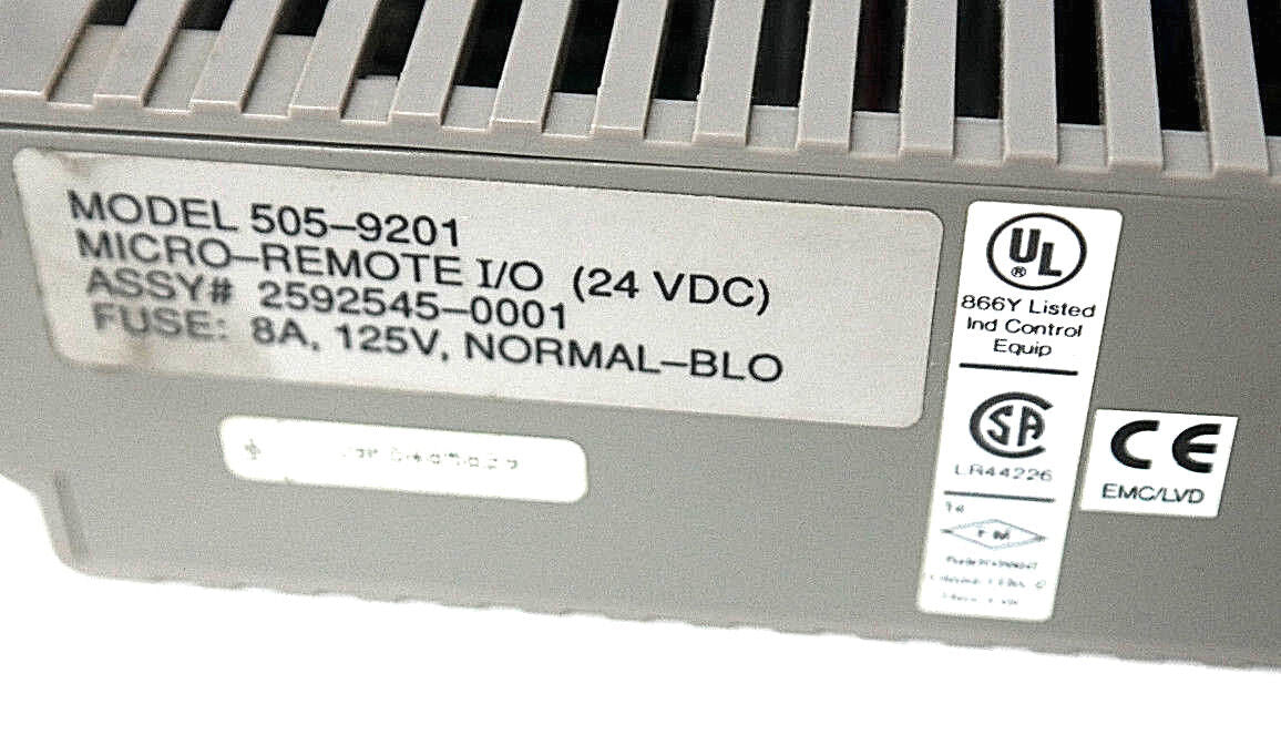 SIEMENS 505-9201 SIMATIC TI505 SMART SLICE COMMUNICATIONS MODULE 2592545-0001