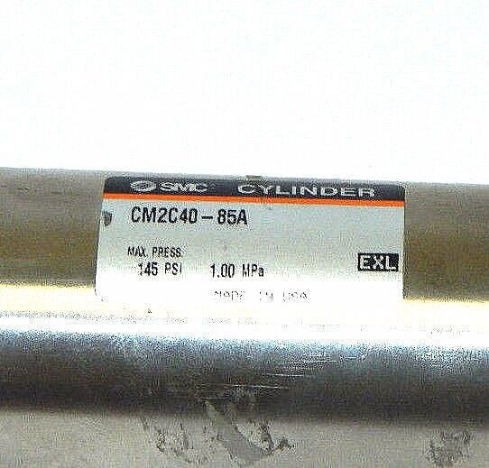 NEW SMC CM2C40-85A CYLINDER ROUND BODY, 4" STROKE, 1-1/2" BORE, 1/2" NPT
