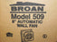 NIB 509 8" BROAN AUTOMATIC WALL FAN *MISSING GRILLE COVER*