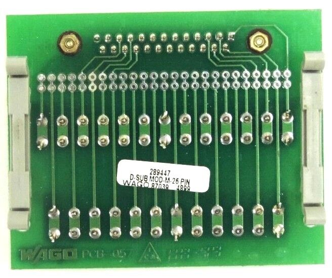 NEW WAGO PCB-057 D-SUB MOD-M-25 PIN, 289447