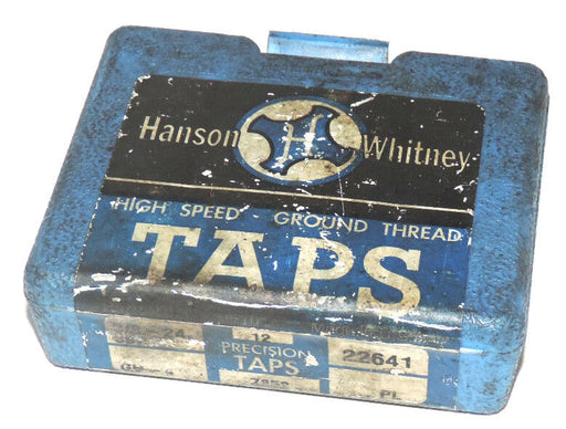 NEW LOT OF 12 HANSON WHITNEY 22641 3/8-24NF HS-G H4 FLUTED TAPS