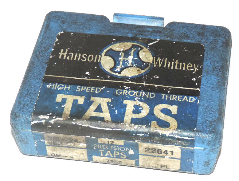 NEW LOT OF 12 HANSON WHITNEY 22641 3/8-24NF HS-G H4 FLUTED TAPS
