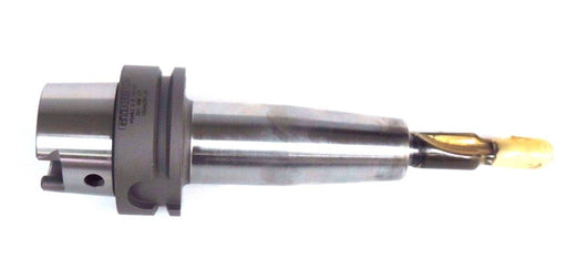 GUHRING HSK63 A TOOLHOLDER CT-62596 14X120 W/ 14MM SOLID CARBIDE STEPDRILL