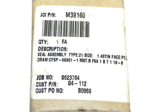 NIB JOHN CRANE M011-42 SEAL ASSEMBLY KIT SIZE: 1.125