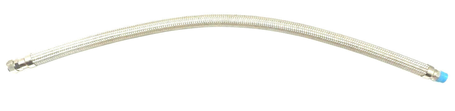 NEW STAINLESS STEEL BRAIDED 1"x1 1/2", 56" TOTAL LENGTH FLEXIBLE HOSE