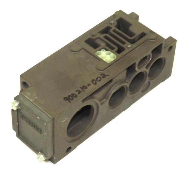 LOT OF 2 NUMATICS 229-632 VALVE BASE MANIFOLD BLOCKS 229632