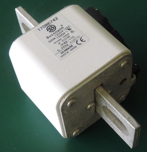 NEW BUSSMAN 170-M-6742 FUSE 500A 1250V 3FKE/115 CU AR, 170M6742