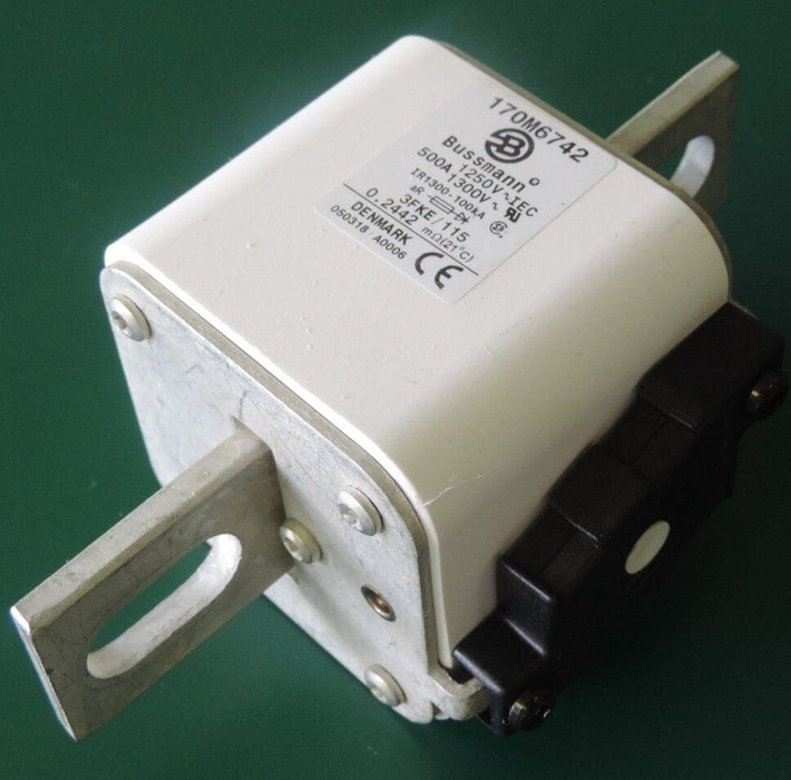 NEW BUSSMAN 170-M-6742 FUSE 500A 1250V 3FKE/115 CU AR, 170M6742