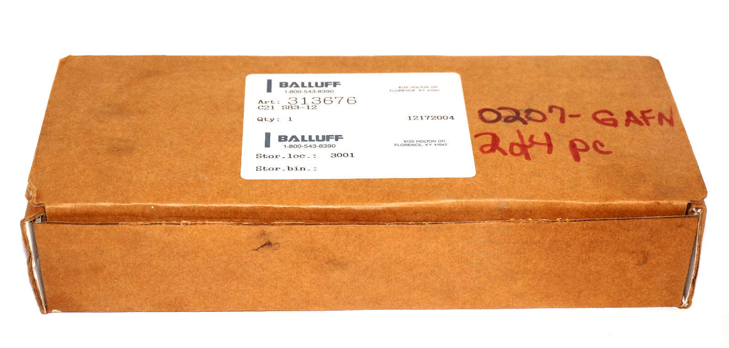 NIB BALLUFF C21-S83-12 BCC CONNECTIVITY PRODUCTS 313676, CAT. NO. 712P801