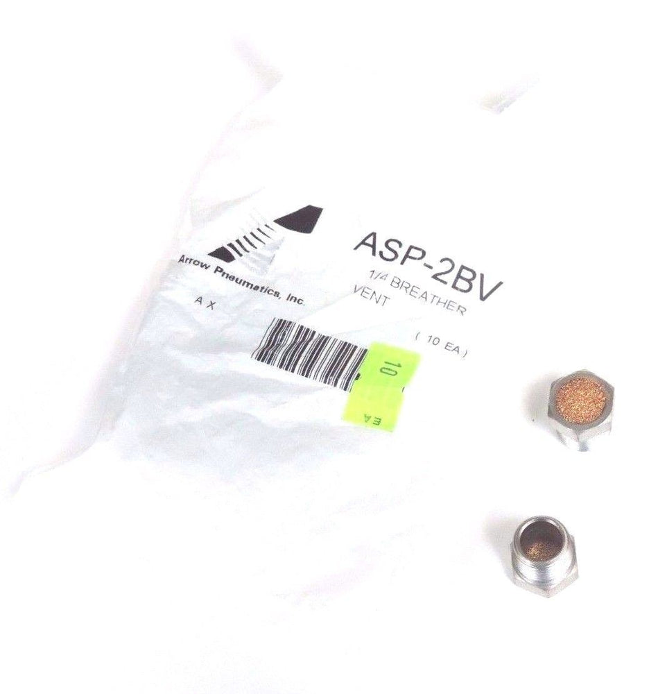 LOT OF 12 NEW ARROW ASP-2BV 1/4" NICKEL PLATED STEEL BREATHER VENTS ASP2BV