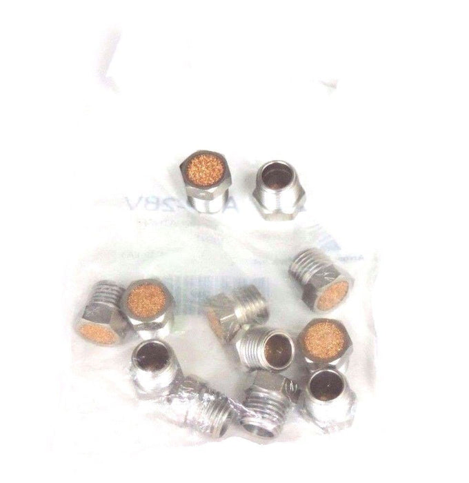 LOT OF 12 NEW ARROW ASP-2BV 1/4" NICKEL PLATED STEEL BREATHER VENTS ASP2BV