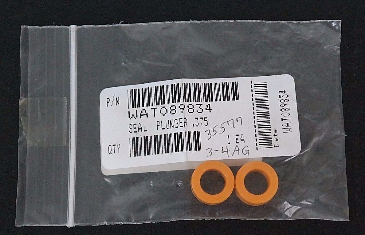 LOT OF 2 NEW WATERS WAT089834 PLUNGER SEALS .375