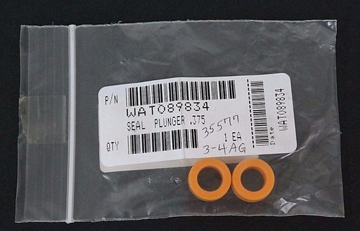 LOT OF 2 NEW WATERS WAT089834 PLUNGER SEALS .375