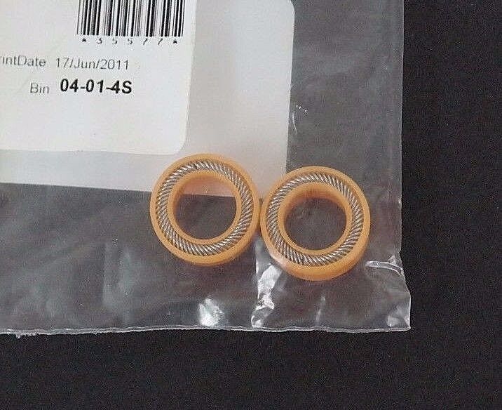 LOT OF 2 NEW WATERS WAT089834 PLUNGER SEALS .375