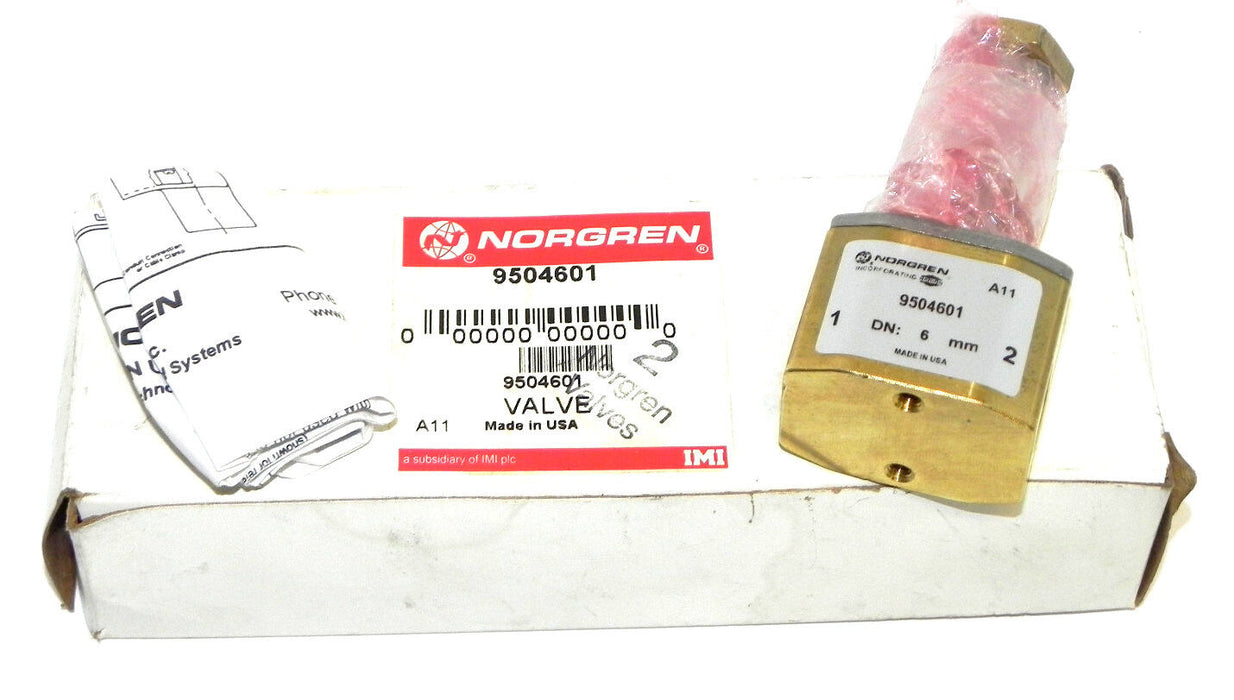 NIB NORGREN 9504601 VALVE