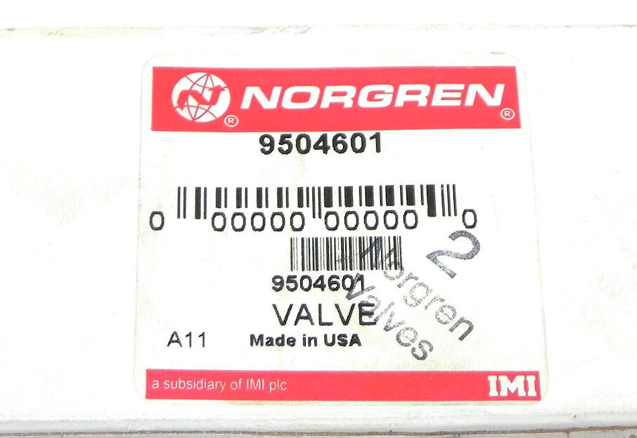 NIB NORGREN 9504601 VALVE