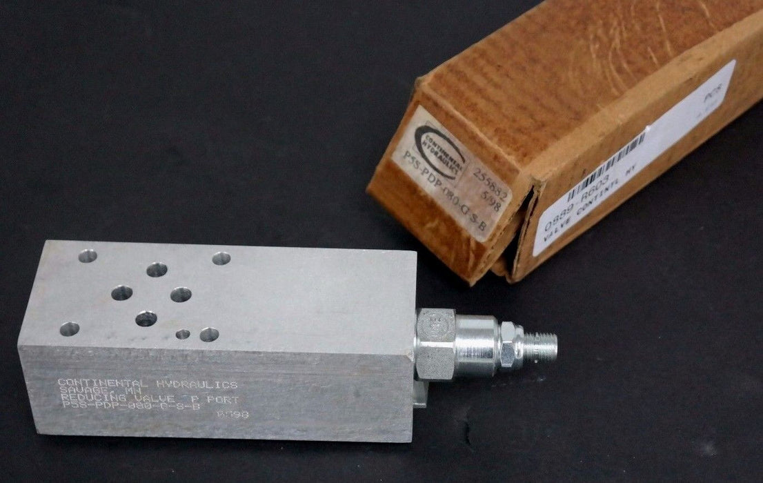 NEW CONTINENTAL HYDRAULICS P5S-PDP-080-G-S-B REDUCING VALVE P-PORT P5SPDP080GSB