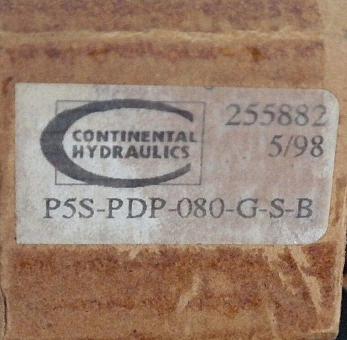 NEW CONTINENTAL HYDRAULICS P5S-PDP-080-G-S-B REDUCING VALVE P-PORT P5SPDP080GSB