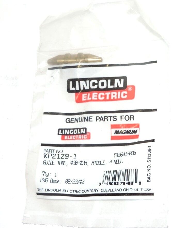 NEW LINCOLN ELECTRIC KP2129-1 GUIDE TUBE, 030-035, MIDDLE, 4 ROLL