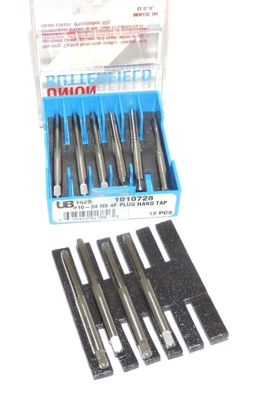 NEW UNION BUTTERFIELD 1010728 #10-24 H3 4F PLUG HAND TAP UB 1528, QTY: 9