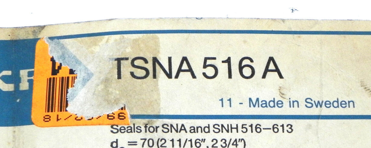 NEW SKF TSNA516A SEALING RING REPLACEMENT KIT TSNA 516 A