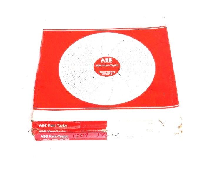 NIB ABB KENT-TAYLOR 500P1225-137% RECORDING CHARTS 500P1225-137