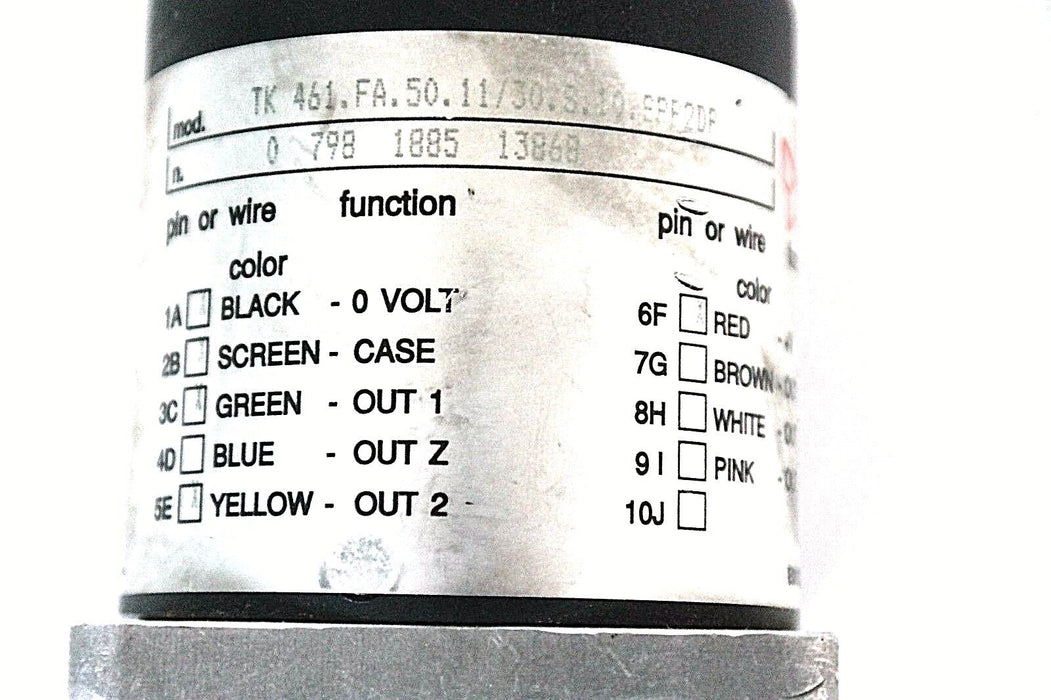 TEKEL TK 461.FA.50.11/30.S.10.SPP2DP ENCODER TK461FA5011/30S10SPP2DP