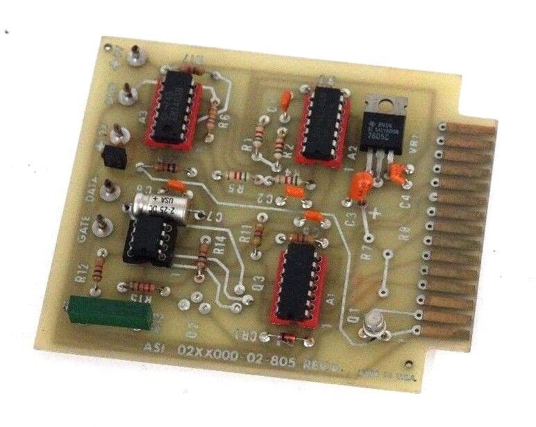 ASI 02XX000-02-805 CNC BOARD REV D 02XX00002805